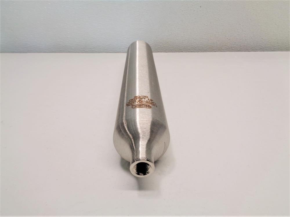 Hoke Sample Cylinder, Stainless Steel, HSSC20-2BL, DOT-3E1800, 41 M5400